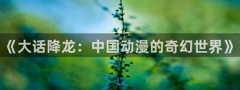 漫蛙在线漫画免费阅读：《大话降龙：中国动漫的奇幻世界》